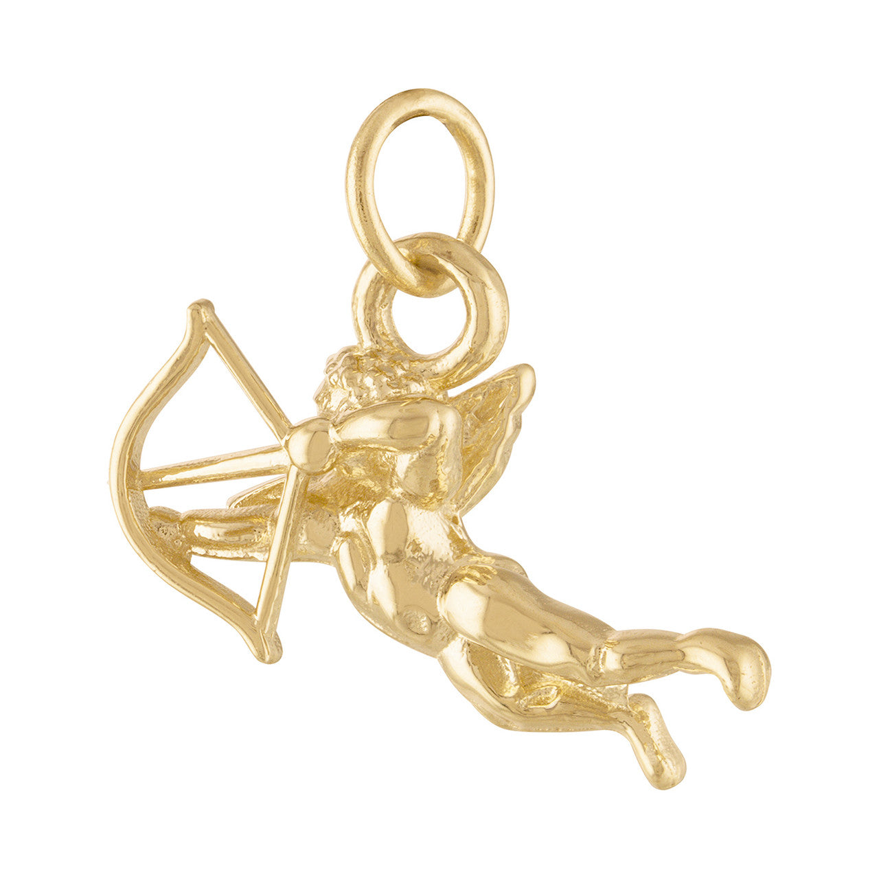 Cupid with Arrow 14K Gold Charm